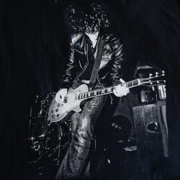 Volcom Black T-Shirt Fringe Dress Featured Artist Series Gary Copeland Guitar - Picture 4 of 10